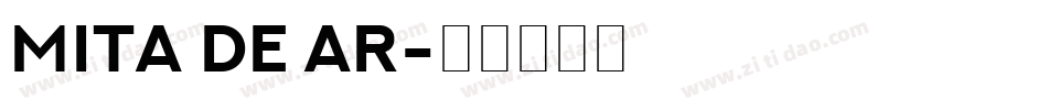 Mita de ar字体转换